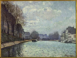 Der Canal St. Martin, Paris