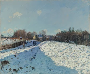 Louveciennes im Schnee