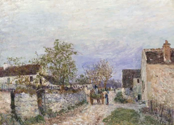 Straße in Veneux
