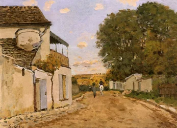 Straße in Louveciennes (Rue de la Princesse)
