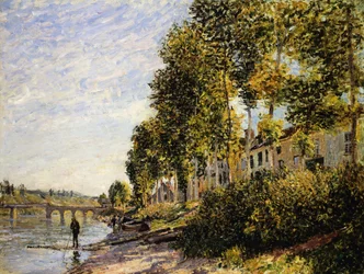 Sonniger Morgen in Saint Mammes; Soleil du Matin à Saint-Mammes, 1884