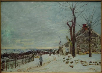 Schneewetter in Veneux-Nadon