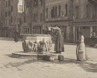 Ein venezianischer Brunnen