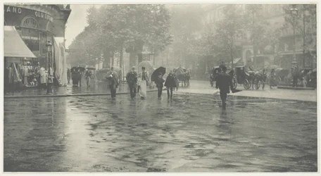 Ein nasser Tag auf dem Boulevard, Paris, 1894, gedruckt ca. 1897