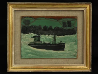 Trawler vor der Küste Cornwalls