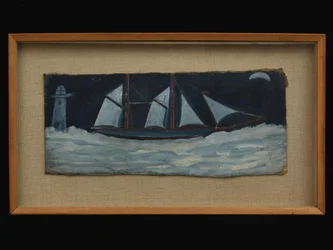 Trawler vor der Küste von Cornwall, ca. 1930
