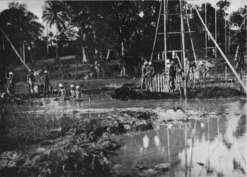 Edelsteinabbau, Ceylon, ca. 1890, 1910