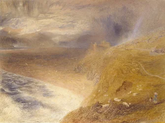 Harlech Castle, 1857
