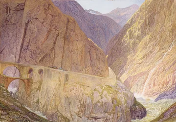 Die Teufelsbrücke - St. Gotthard-Pass