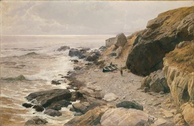 An der Riviera (felsige Küste)