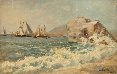 Brandung bei Nervi