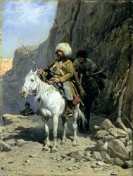 Patrouille der Tscherkessen, ca. 1885