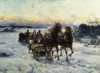 Die Schlittenfahrt