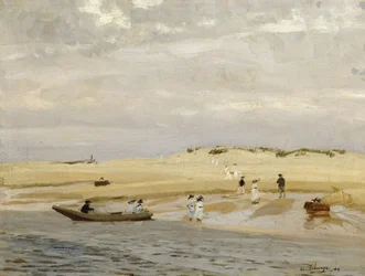 Figuren am Strand