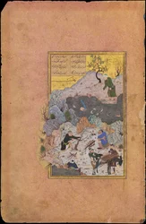 Die Anekdote des Mannes, der ins Wasser fiel, Folio 44r