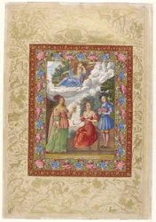 Albumgemälde aus dem St. Petersburger "Muraqqa" (Russische Akademie der Wissenschaften E-14 f.93a)
