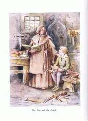 Der Junge und der Engel, Illustration aus 
