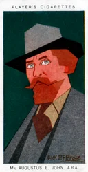 Augustus John, britischer Maler, 1926