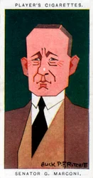 Guglielmo Marconi, italienischer Erfinder, 1926