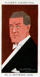 Matheson Lang, kanadischer Schauspieler-Manager und Dramatiker, 1926