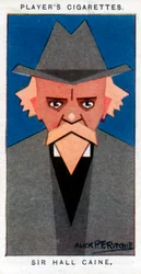 Sir Hall Caine, britischer Romanautor, 1926