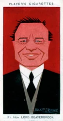 William Maxwell Aitken, 1. Baron Beaverbrook, Staatsmann und Zeitungsverleger, 1926