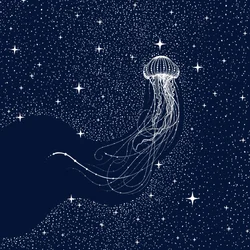 Kosmischer Quallen-Traum