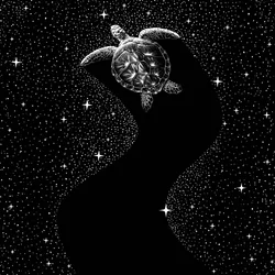 Kosmische Meeresschildkröte