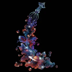 Kosmische Tintenfischreise