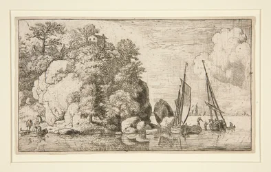 Die zwei Boote auf dem Fluss