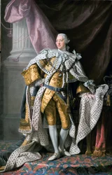 Porträt König Georgs III. (1738-1820), König von England, im Krönungsornat, um 1770, Art Gallery of South Australia, Adelaide, Australien