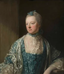 Porträt von Elizabeth, Gräfin von Salisbury, geb. Keet 1721-1776, 1769