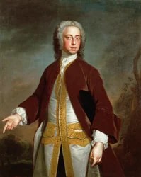 Porträt von Lord Sherard Manners, 6. Sohn des Herzogs von Rutland, vor 1742