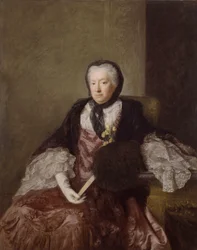 Porträt von Mrs. Mary Martin, 1761