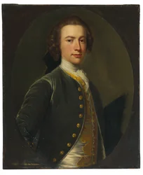 Porträt von Valentine Morris, Gouverneur von Saint Vincent
