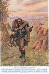 Wie Private Ross Tollerton das Victoria-Kreuz gewann, Illustration aus 