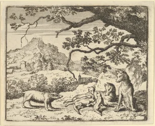 Renard erhält eine neue Zitation vom Dachs, 1650-75