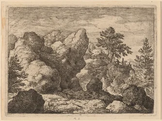 Der spitze Felsen