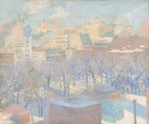 Madison Square, Schnee, 1904
