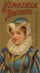 Aus der Serie Girls and Children N64 zur Werbung für Virginia Brights Zigaretten, 1886