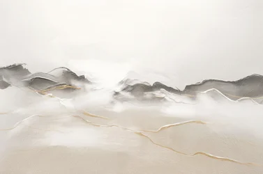 Abstrakte Goldene Landschaft