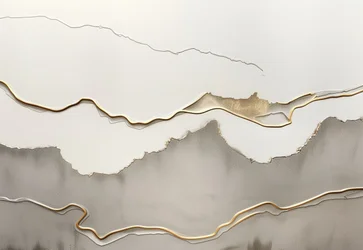 Goldene Geschichtete Landschaft