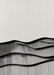 Minimalistische wellige Landschaft