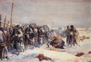 Die österreichisch-ungarische Armee zieht sich von der serbischen Front zurück, 3. Dezember