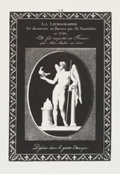 Die Kunst der Lithographie: Widmungsblatt, Platte VII