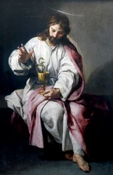 Der heilige Johannes der Evangelist mit dem vergifteten Kelch, 1636