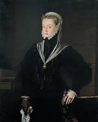 Porträt von Doña Juana de Austria, Prinzessin von Portugal