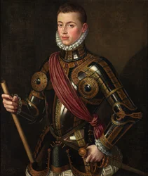 Don Juan von Österreich bewaffnet