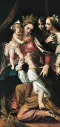Die mystische Hochzeit der Heiligen Katharina