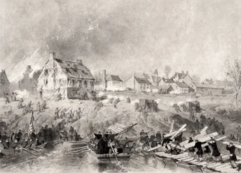 Der Angriff auf Fredericksburg, Virginia, aus 